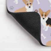 Corgi Dog Paws and Bones Mouse Pad Mousepad (Ecke)