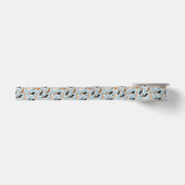 Corgi Dog Paws and Bones Satinband (Vorderseite)
