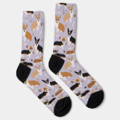Corgi Dog Paws and Bones Socks Socken (Rechts)