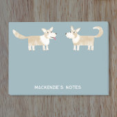 Corgi Dog Personalisiert Post-it Klebezettel