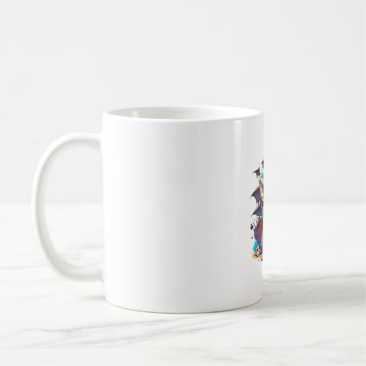 Corgi Dog Pirate Kaffeetasse (Links)