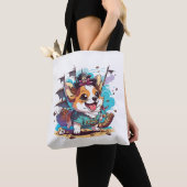 Corgi Dog Pirate Tasche (Von Nahem)