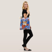 Corgi Dog Pizza essen Tasche (Am Model)