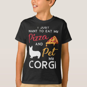 Corgi Dog Pizza Liebhaber Weihnachten Geburtstag G T-Shirt