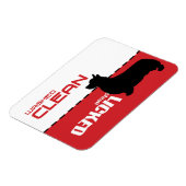 Corgi Dog, Puppengeschirrspüler Magnet - geleckt s (Linke Seite)