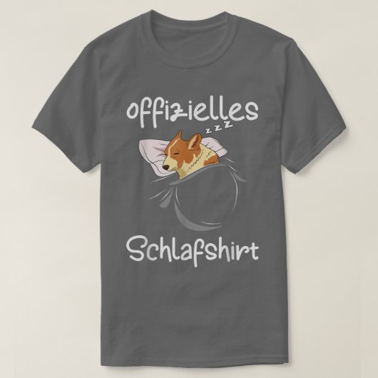 Corgi Dog Pyjamas Top Sleep  (Design vorne)