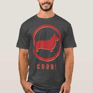Corgi Dog Retro Vintager T - Shirt