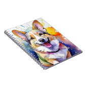 Corgi Dog Spiral Notebook Notizblock (Rechte Seite)