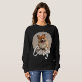 Corgi Dog T Sweatshirt (Vorne ganz)