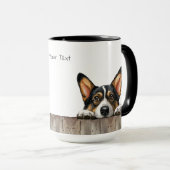 Corgi Dog Tasse (VorderseiteRechts)