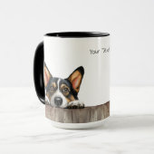 Corgi Dog Tasse (Vorderseite Links)
