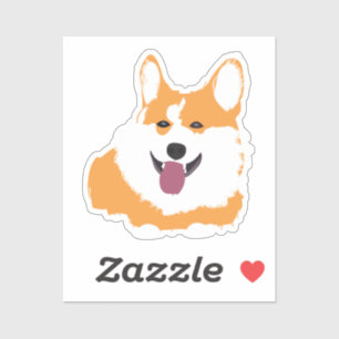 Corgi Dog Tier Aufkleber