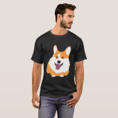 Corgi Dog Tier T-Shirt (Vorne ganz)