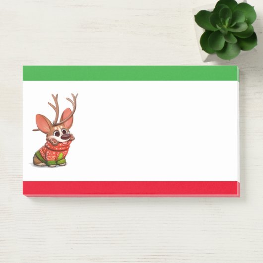 Corgi Dog Weihnachten Post-it Klebezettel (Büro)