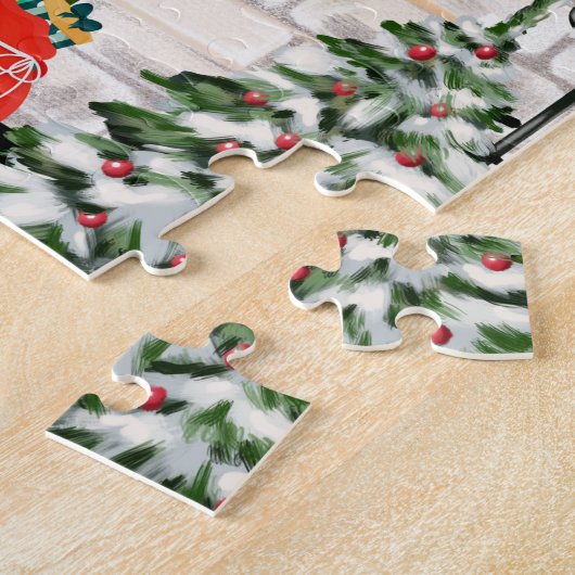 Corgi Dog Weihnachten Puzzle (Seite)