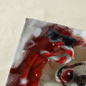 Corgi Dog Weihnachtsfest Strandtuch (Beispiel)