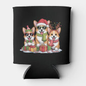 Corgi Dog Weihnachtsweih Mama Dog Lover Holiday Ge Dosenkühler (Vorderseite)