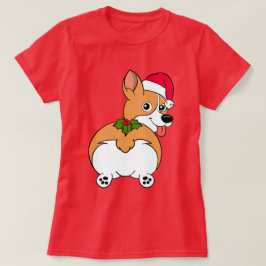 Corgi Dog Weihnachtszeit T - Shirt