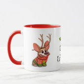 Corgi Dog Weihnachtszeit-Tasse Tasse (Links)