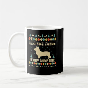 Corgi Dog Welsh Corgi (Cardigan) Ugly Christmas Sw Kaffeetasse