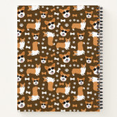 Corgi Dogs Funny Niedlich Personalisiert Notizblock (Rückseite)