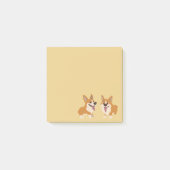 Corgi Dogs Post-it Klebezettel (Vorderseite)