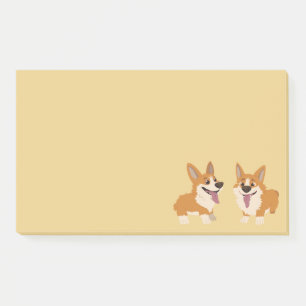 Corgi Dogs Post-it Klebezettel