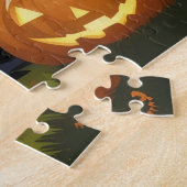 Corgi Dogs Pumpkin Halloween Funny Puzzle (Seite)