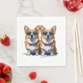 Corgi Dread Deluxe Serviette (Beispiel)