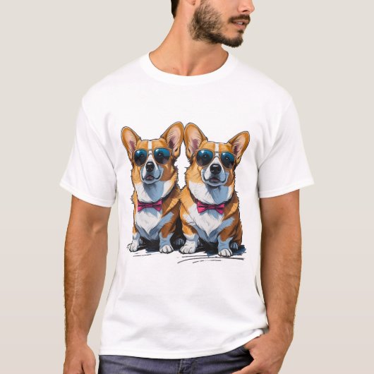 Corgi Dread Deluxe T-Shirt (Vorderseite)