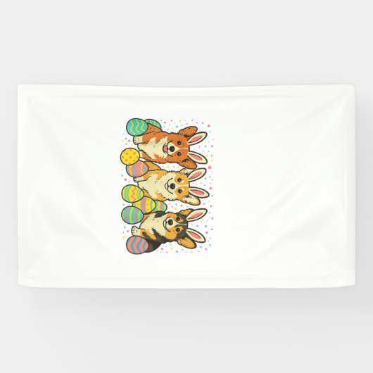 Corgi Easter T-Shirt_1 Banner (Horizontal)