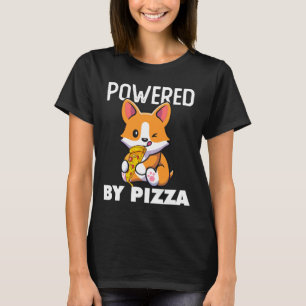 Corgi Eating Pizza Funny Corgi Pizza 88 T-Shirt