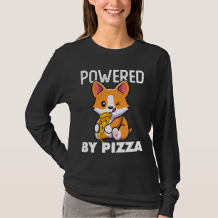 Corgi Eating Pizza Funny Corgi Pizza 88 T-Shirt