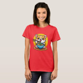 Corgi Eating Ramen T-Shirt (Vorne ganz)