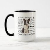 Corgi-Eigenschaften Tasse (Links)