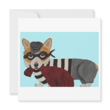 Corgi-Einbrecher-Einladung