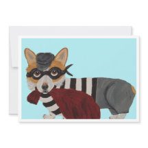 Corgi-Einbrecher-Einladung