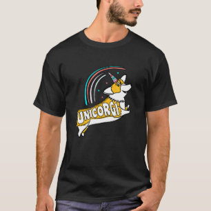 Corgi Einhorn Regenbogen Unicorgi T-Shirt