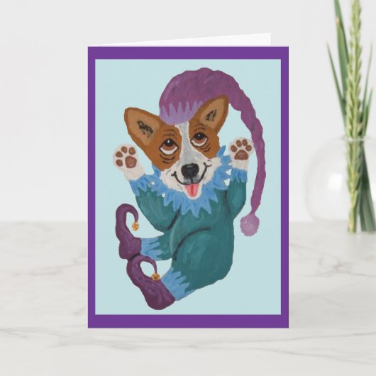 Corgi-Elf Karte (Vorderseite)