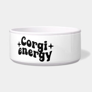 Corgi Energy Keramik-Hundefutter Napf