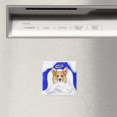 Corgi Engel Magnet (In Situ (Geschirrspüler))