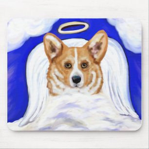 Corgi Engel Mousepad