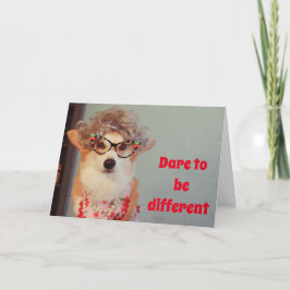 Corgi-Ermutigungs-Karte Karte