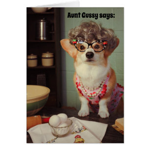 Corgi-Ermutigungskarte