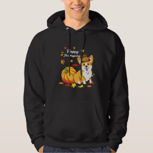 Corgi-Erntedank für Hund 550 Hoodie
