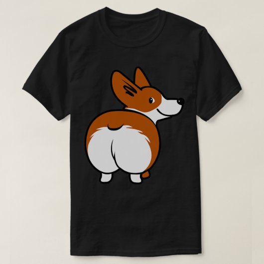 Corgi Face Mask T-Shirt (Design vorne)