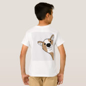 Corgi Face T-Shirt (Schwarz voll)