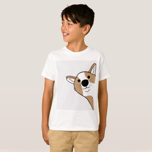 Corgi Face T-Shirt (Vorne ganz)