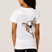 Corgi Face T-Shirt (Rückseite)