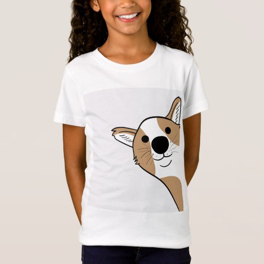 Corgi Face T-Shirt (Vorderseite)